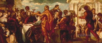 Las bodas de Caná 1560 Renacimiento Paolo Veronese Pinturas al óleo